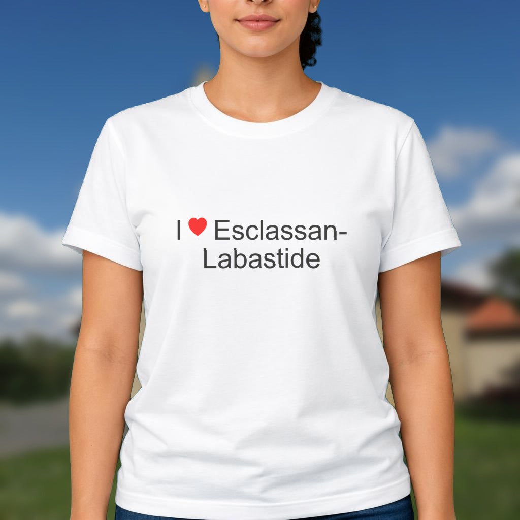 T-shirt I love esclassan-labastide