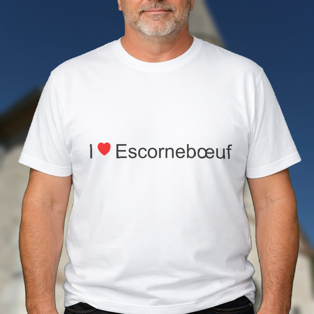 T-shirt I love escornebœuf