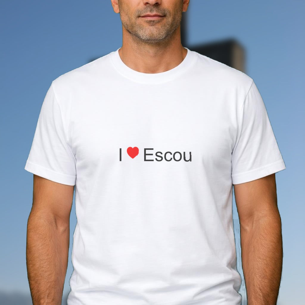 T-shirt I love escou