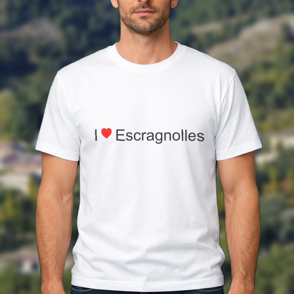 T-shirt I love escragnolles
