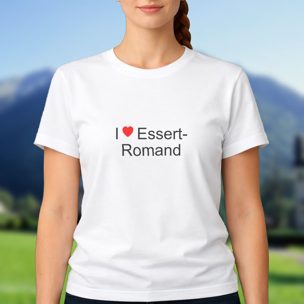 T-shirt I love essert-romand