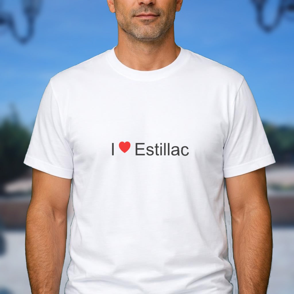 T-shirt I love estillac