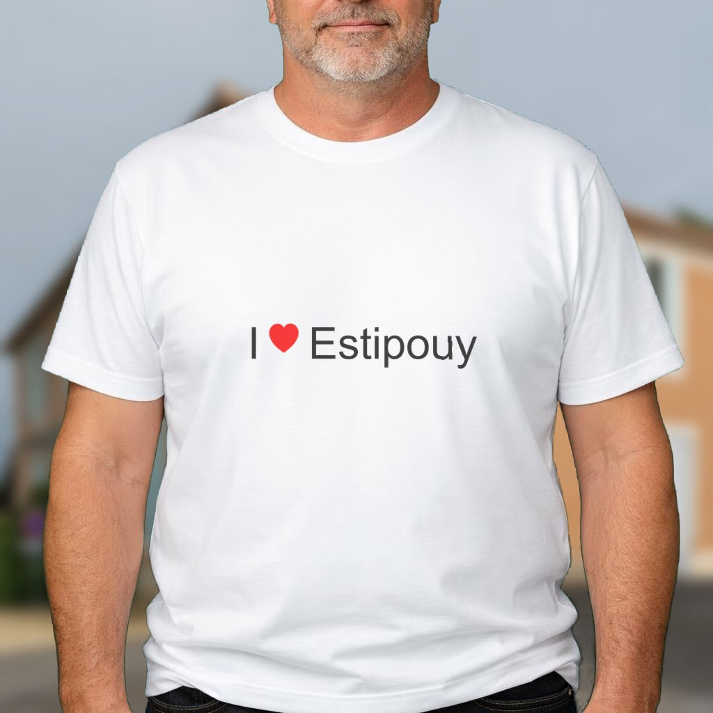 T-shirt I love estipouy