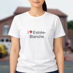 T-shirt I love estrée-blanche