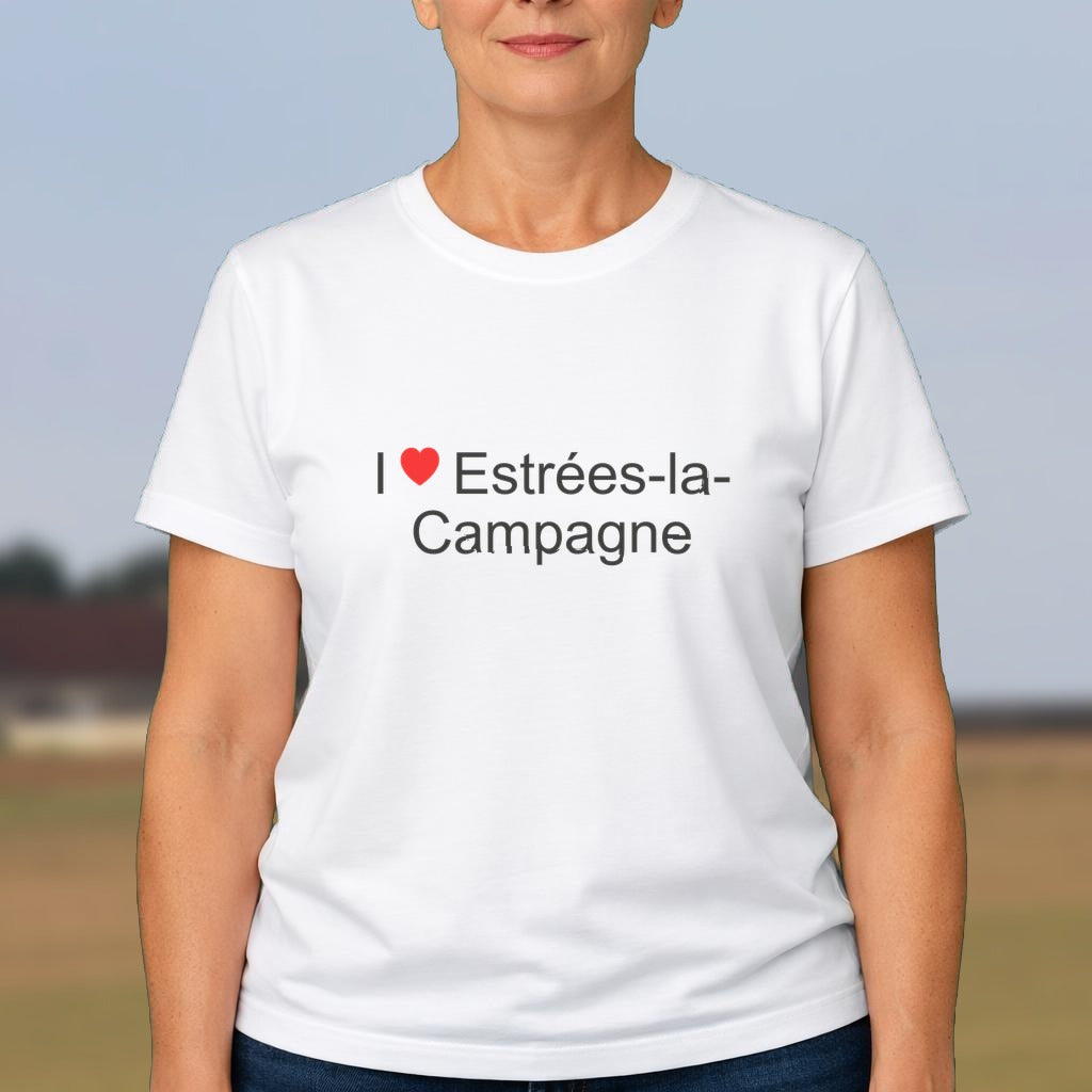 T-shirt I love estrées-la-campagne