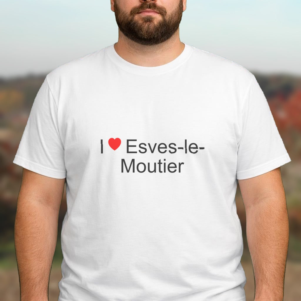 T-shirt I love esves-le-moutier