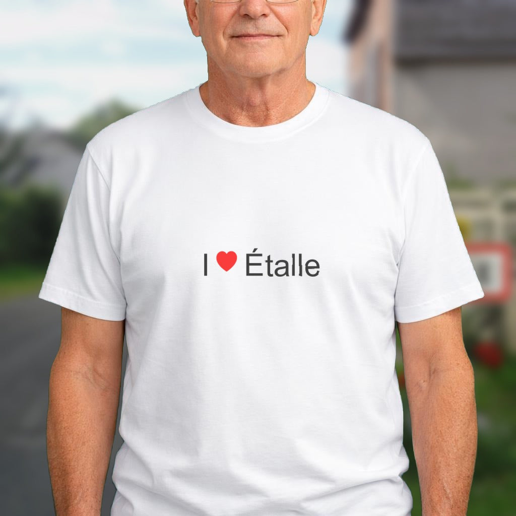 T-shirt I love étalle