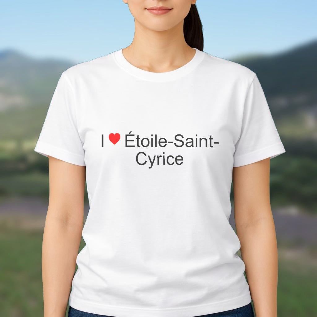 T-shirt I love étoile-saint-cyrice