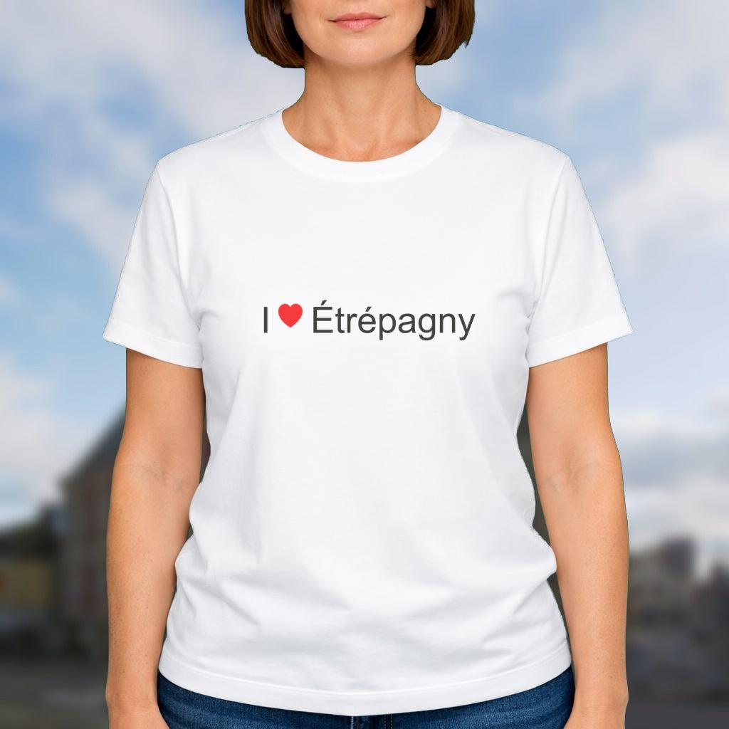 T-shirt I love étrépagny