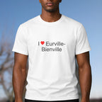 T-shirt I love eurville-bienville