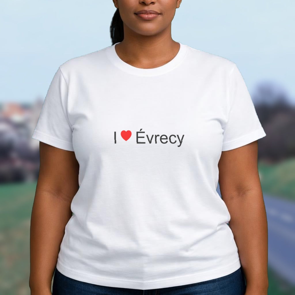 T-shirt I love évrecy