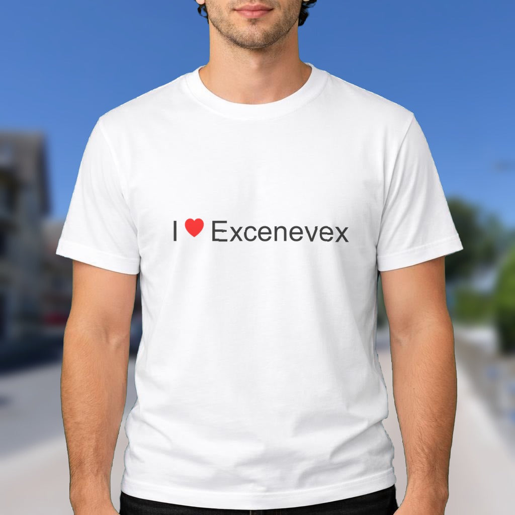T-shirt I love excenevex