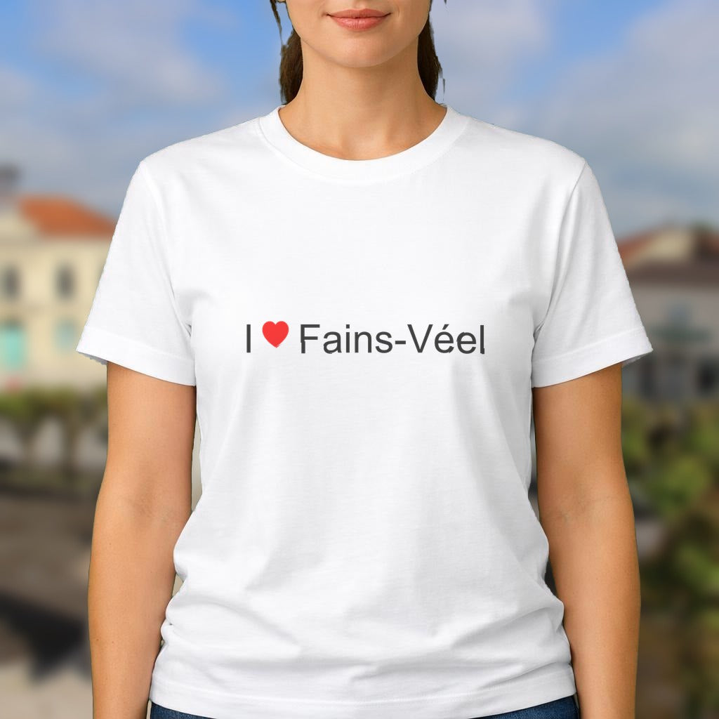 T-shirt I love fains-véel