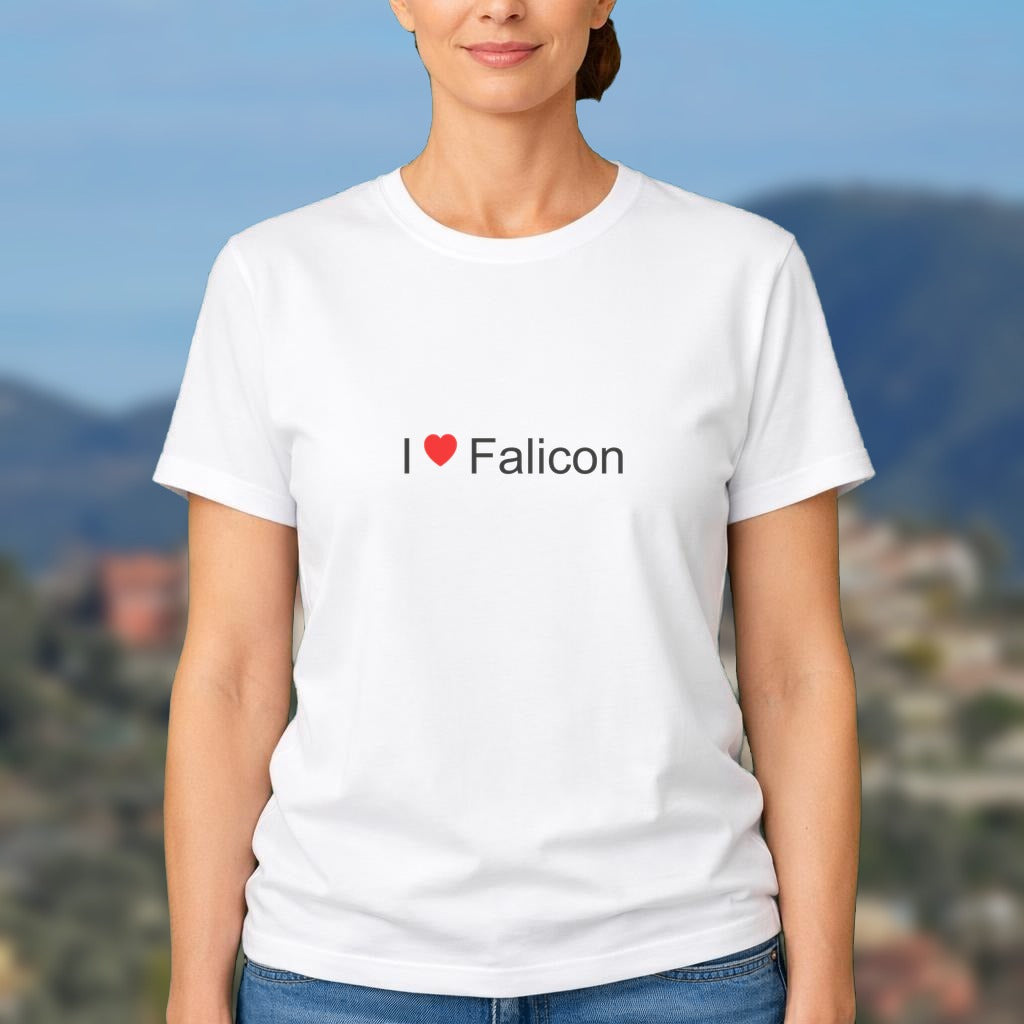T-shirt I love falicon