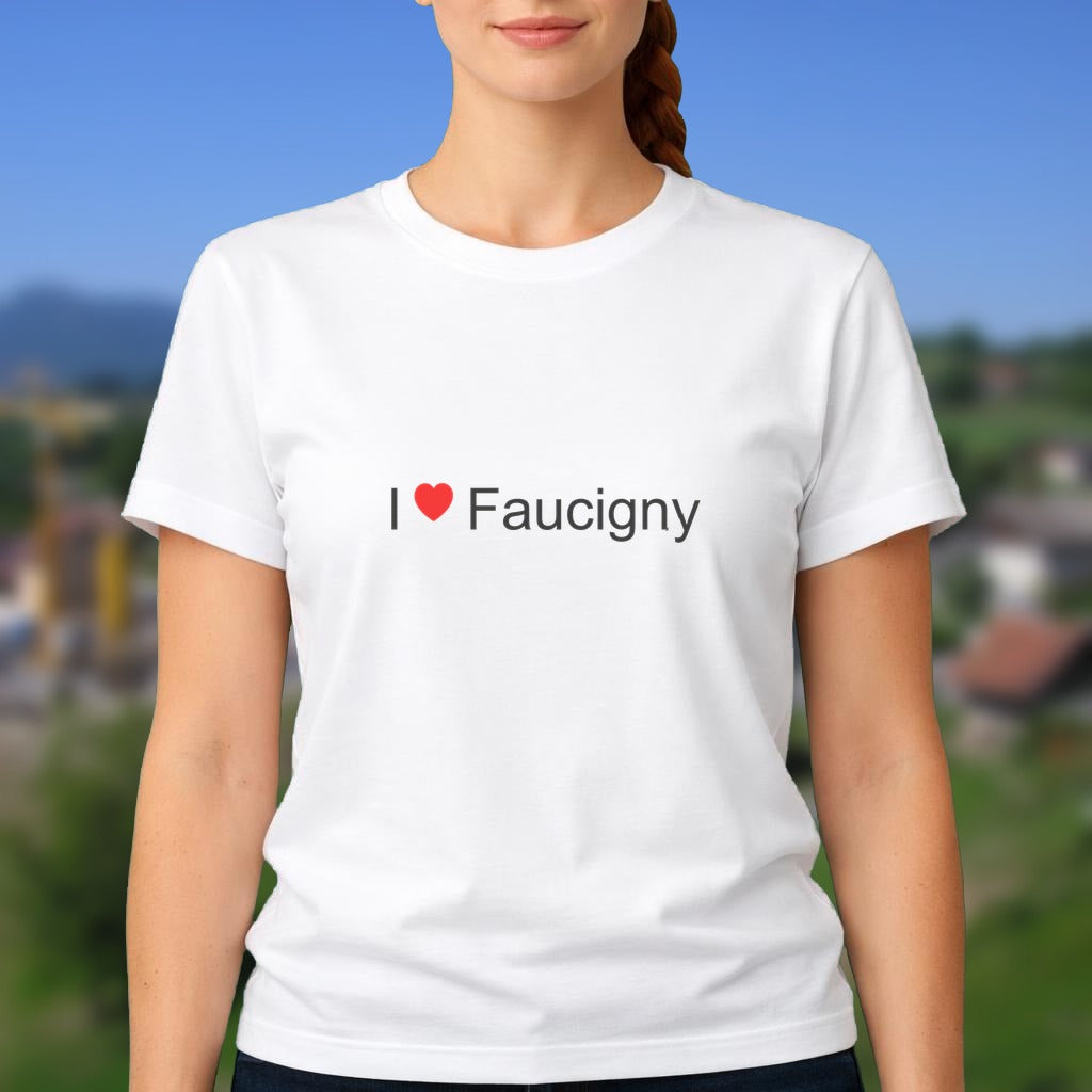 T-shirt I love faucigny
