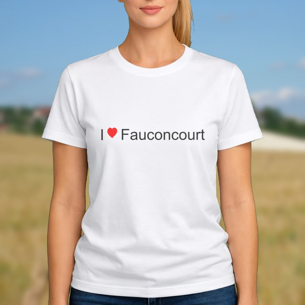 T-shirt I love fauconcourt