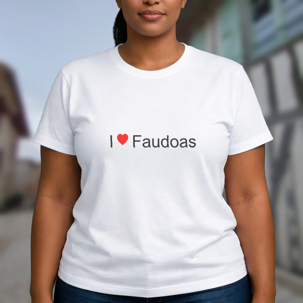 T-shirt I love faudoas