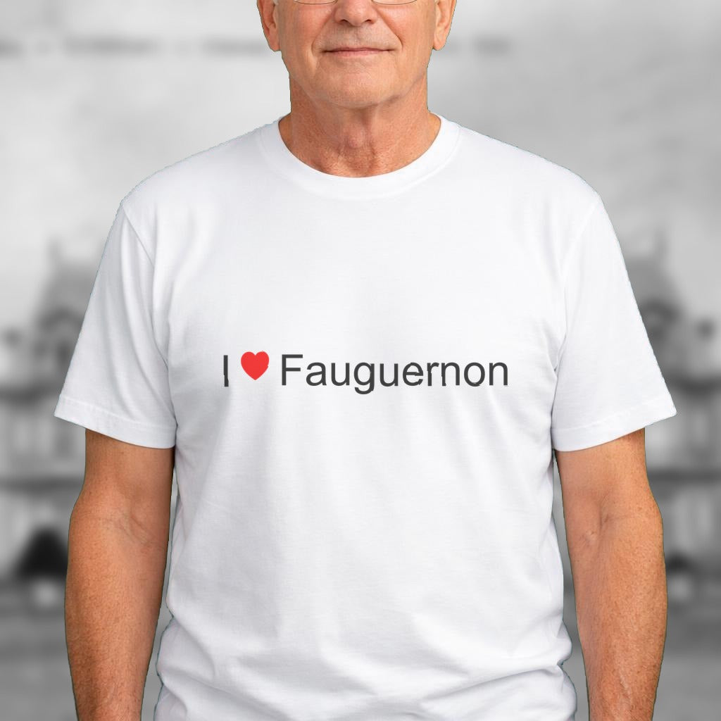 T-shirt I love fauguernon