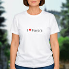 T-shirt I love favars