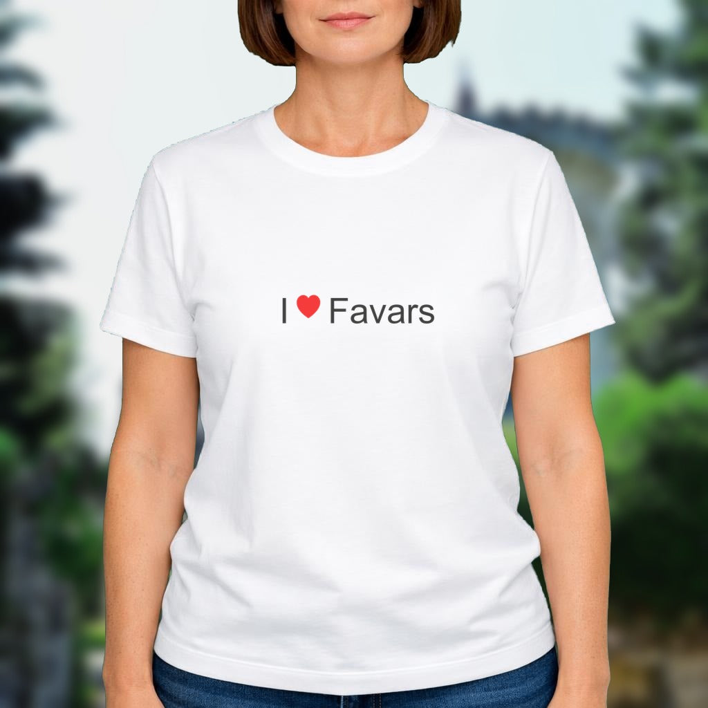 T-shirt I love favars