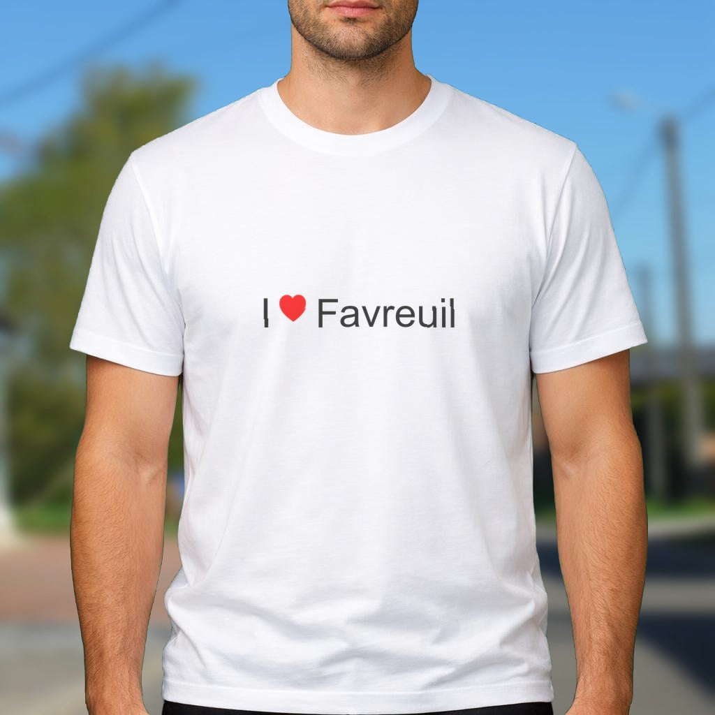 T-shirt I love favreuil