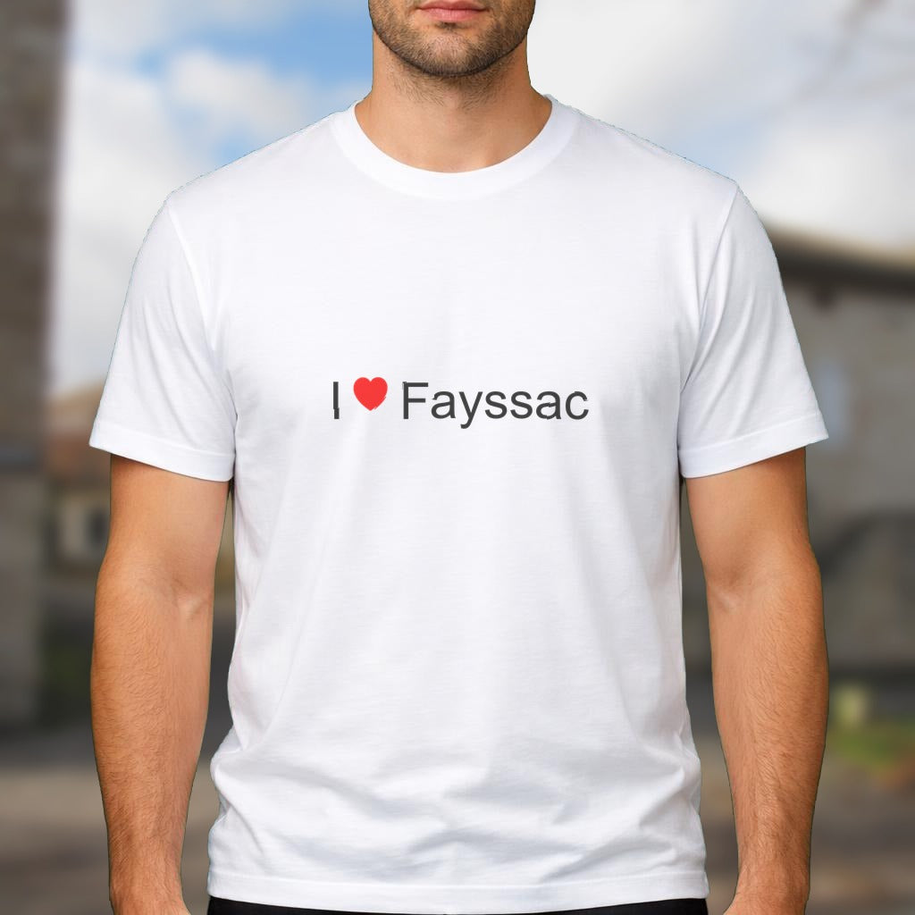 T-shirt I love fayssac