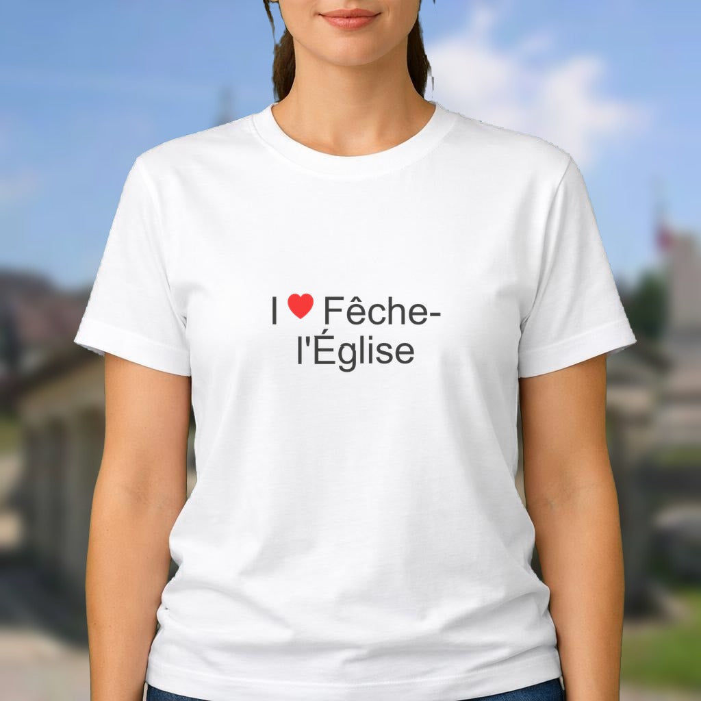 T-shirt I love fêche-l'église