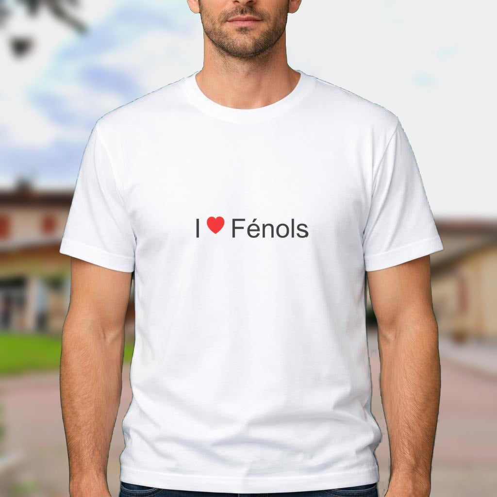 T-shirt I love fénols