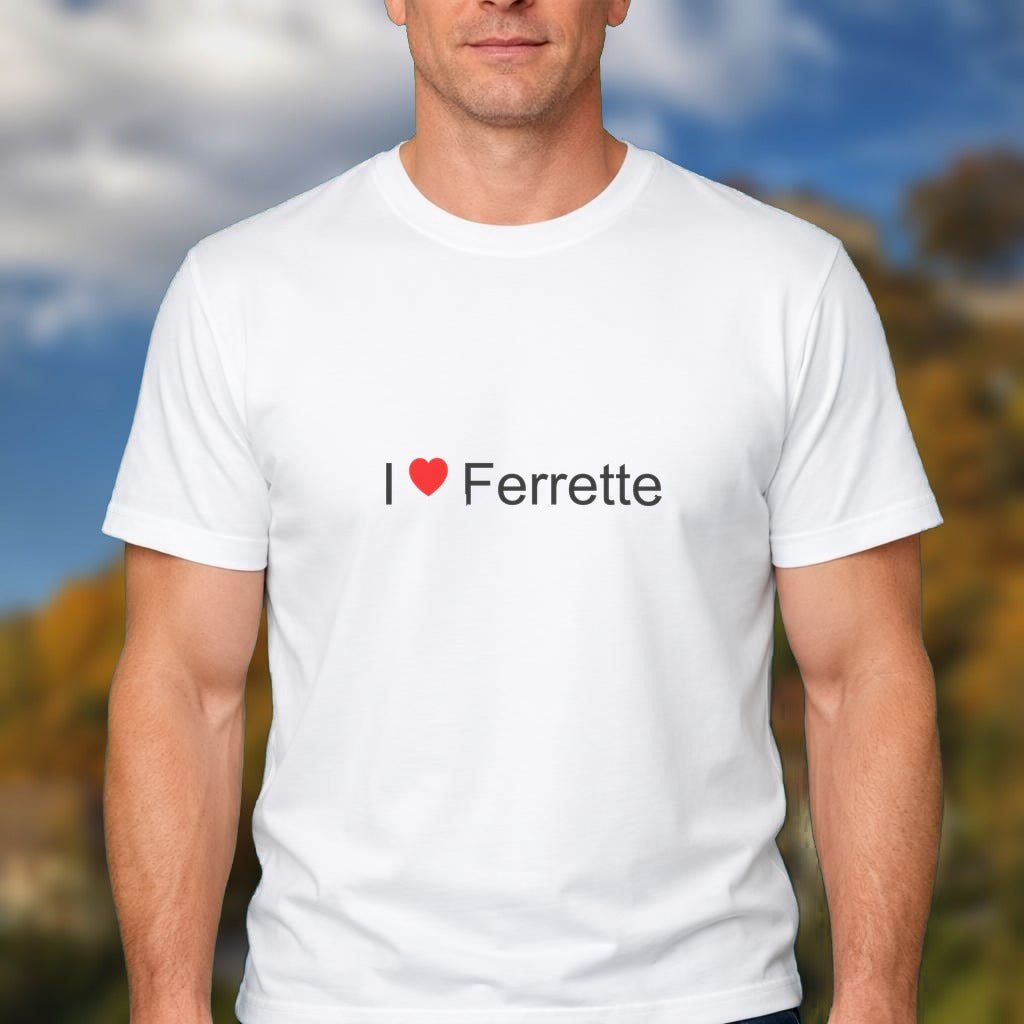 T-shirt I love ferrette