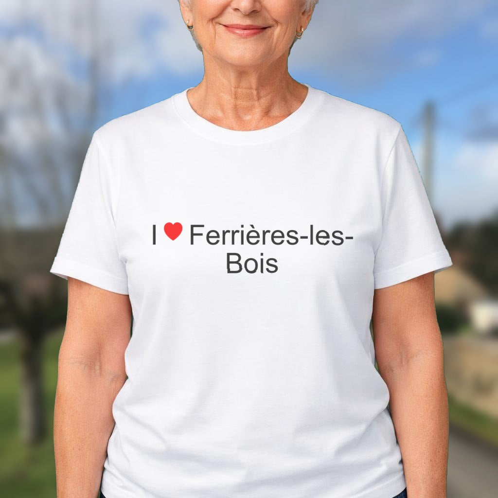 T-shirt I love ferrières-les-bois