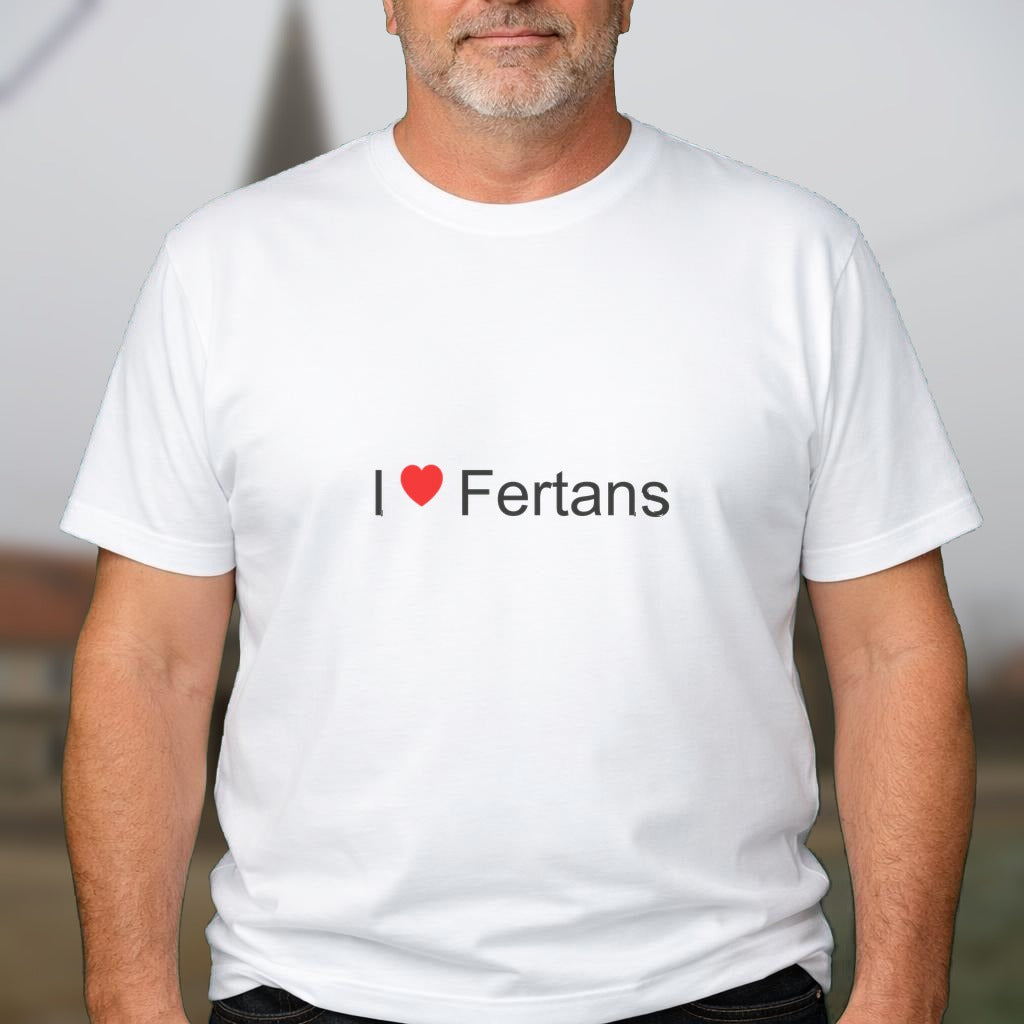 T-shirt I love fertans