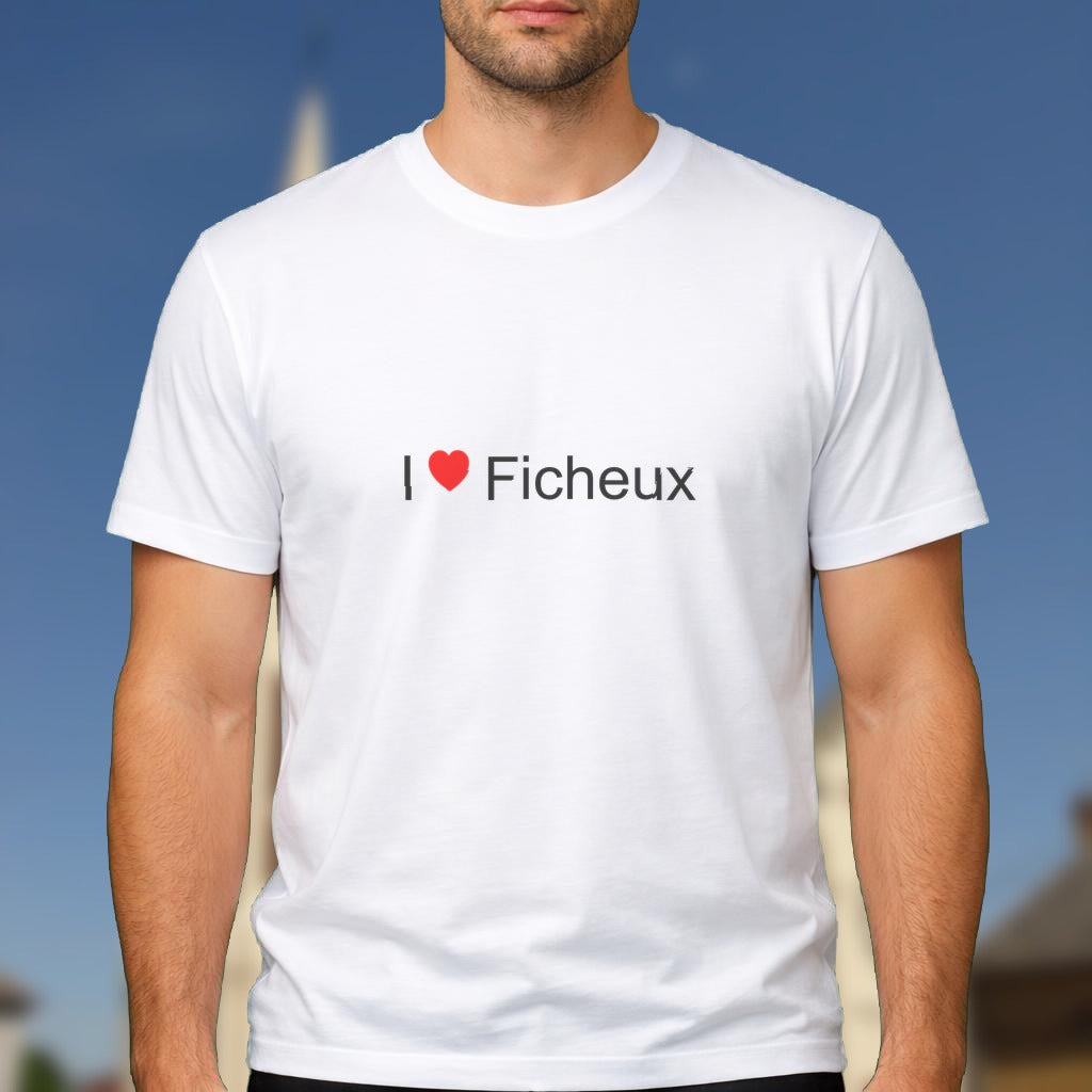 T-shirt I love ficheux