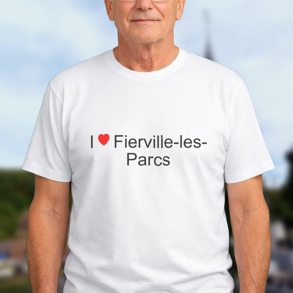T-shirt I love fierville-les-parcs