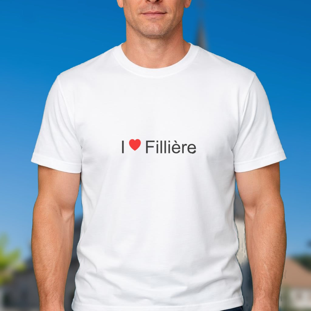 T-shirt I love fillière