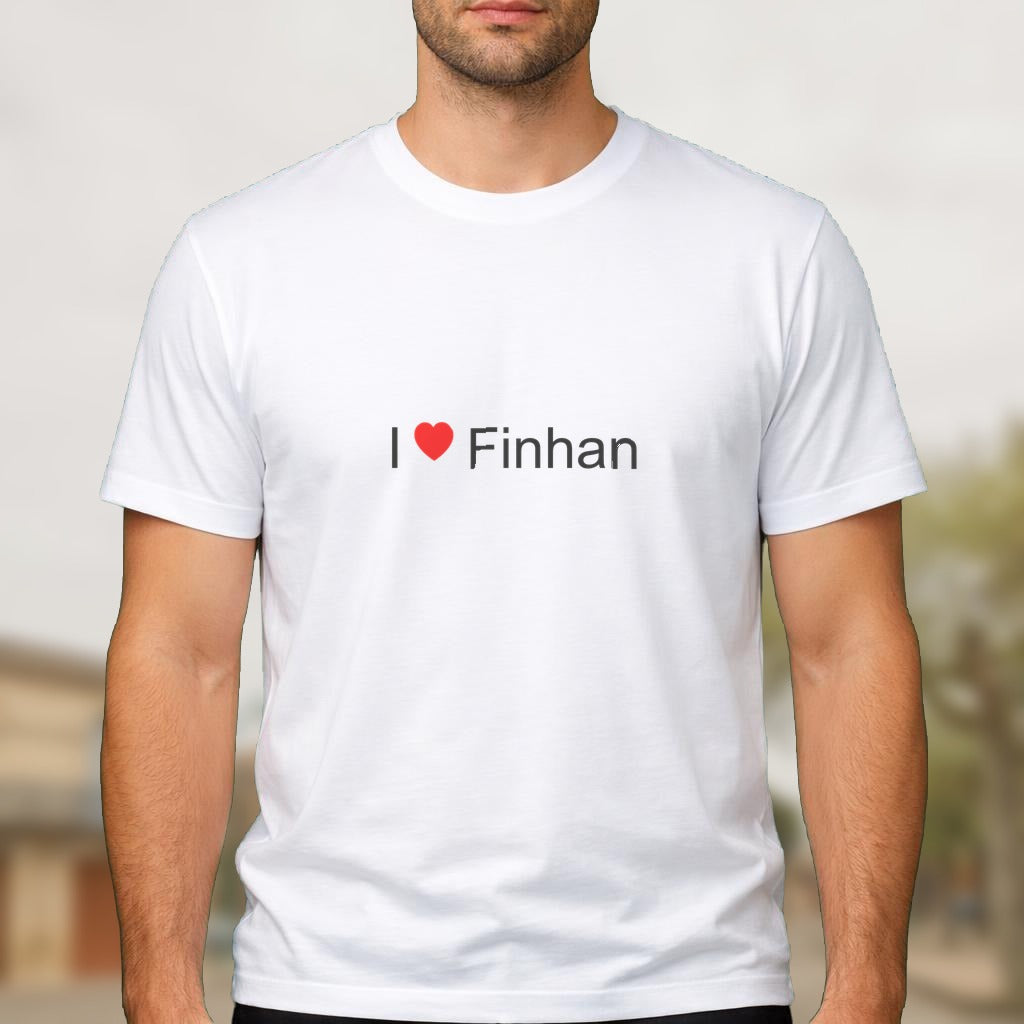 T-shirt I love finhan