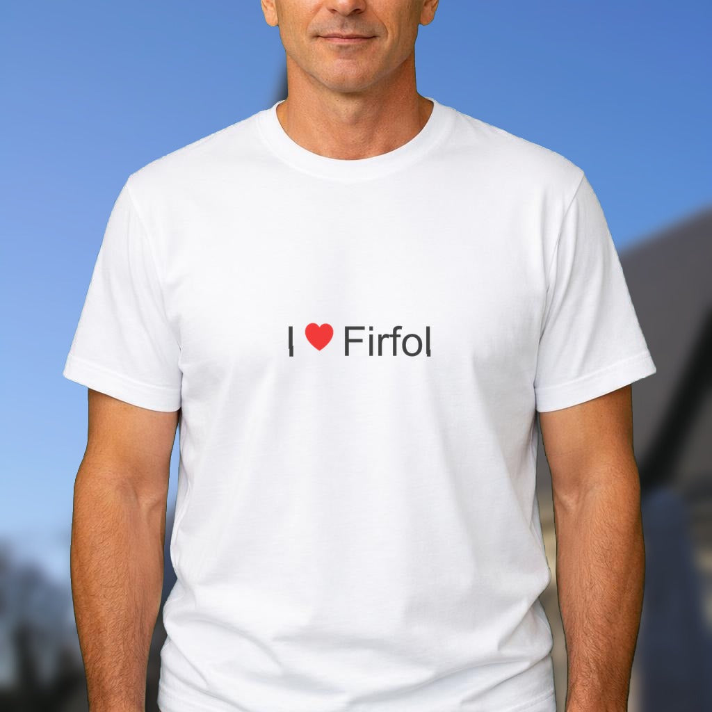 T-shirt I love firfol