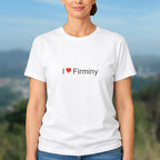 T-shirt I love firminy