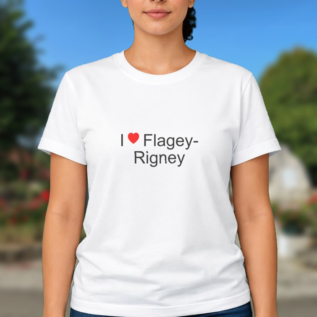 T-shirt I love flagey-rigney