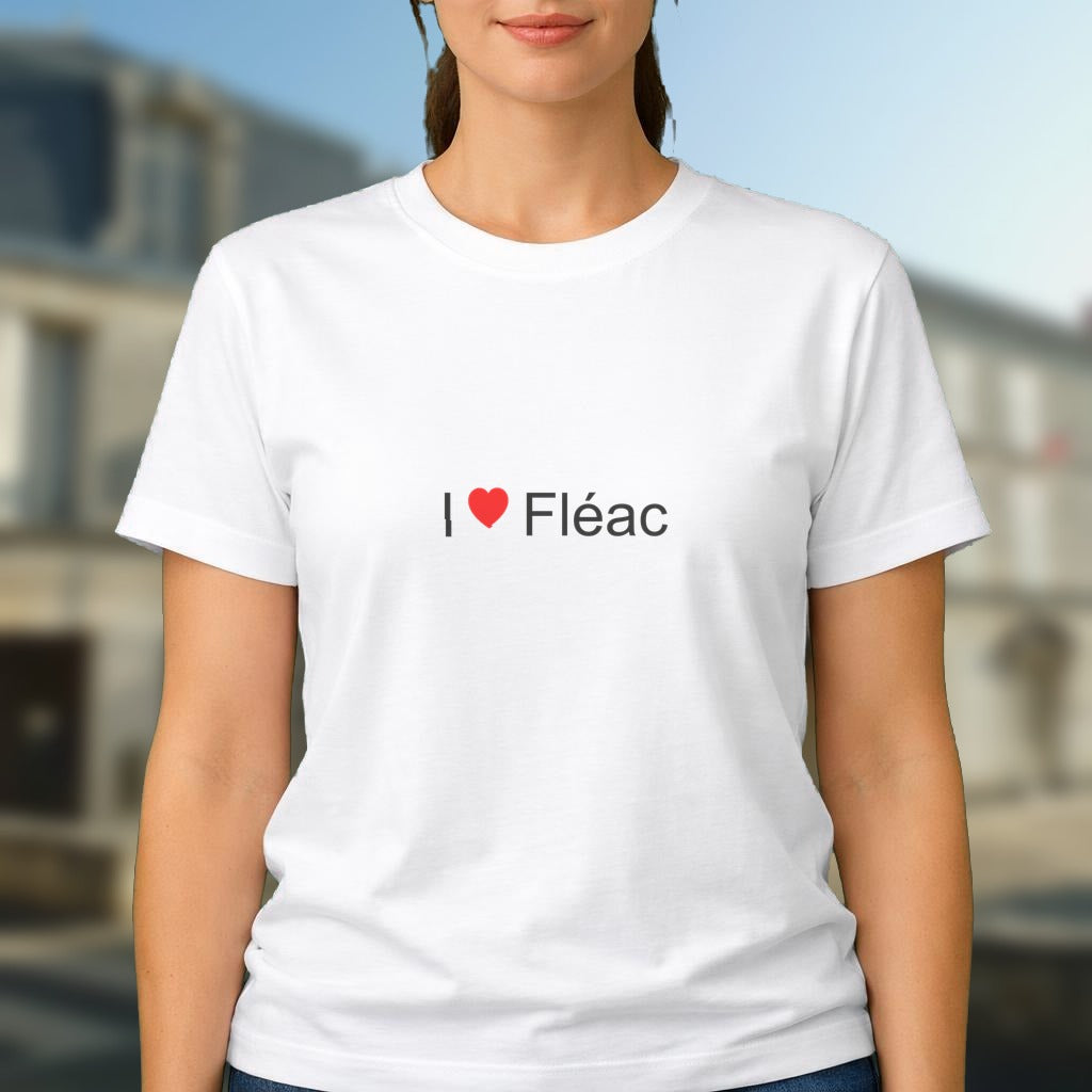 T-shirt I love fléac
