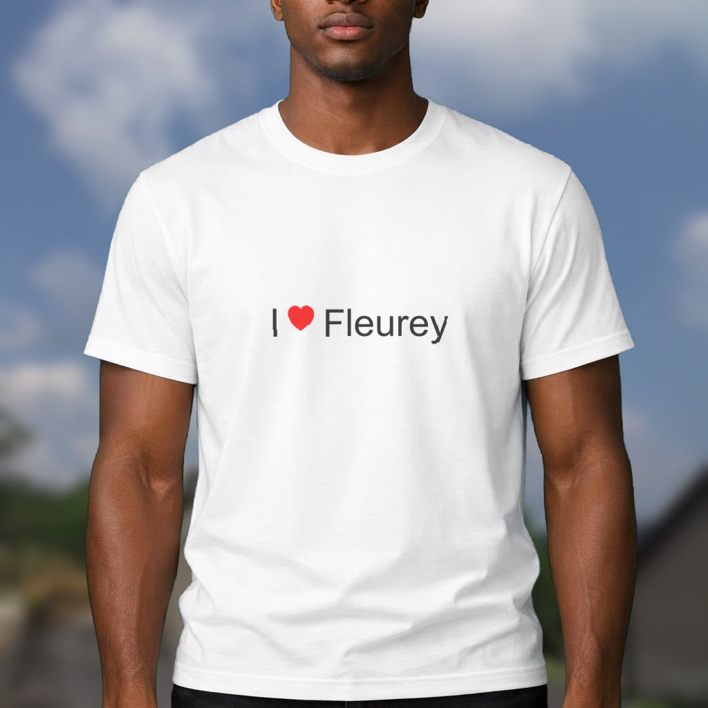 T-shirt I love fleurey