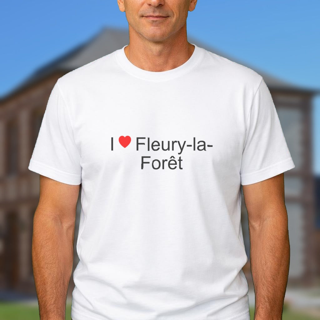 T-shirt I love fleury-la-forêt