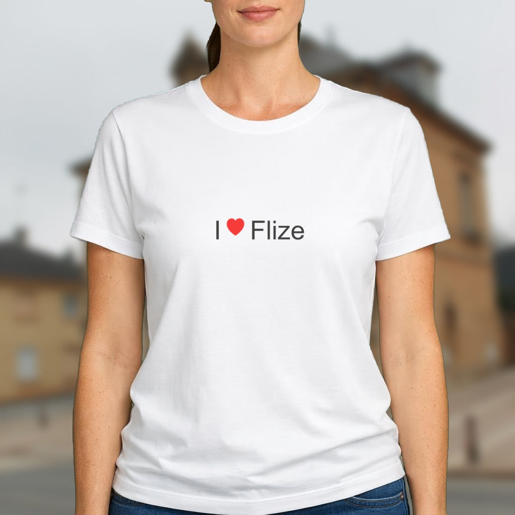 T-shirt I love flize