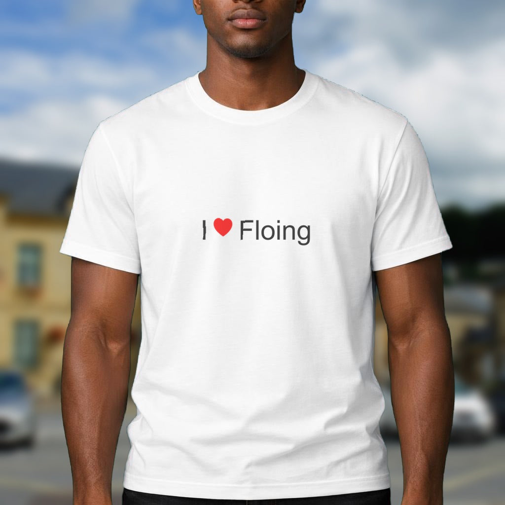 T-shirt I love floing