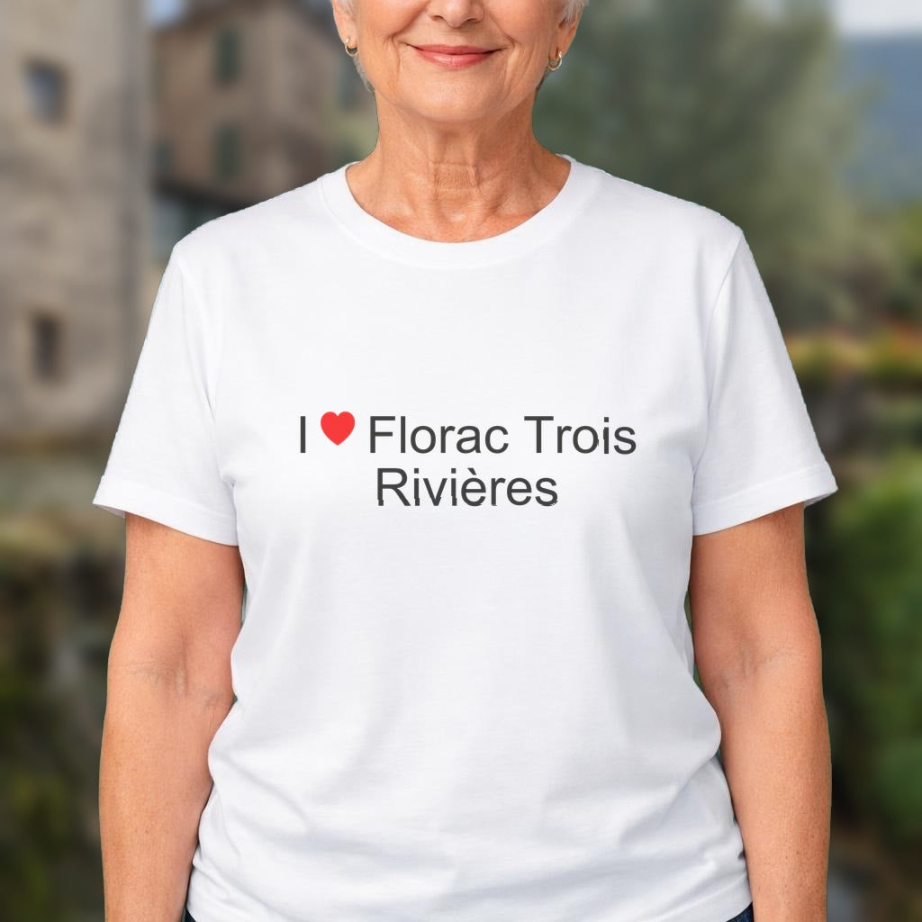 T-shirt I love florac trois rivières