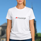 T-shirt I love florange