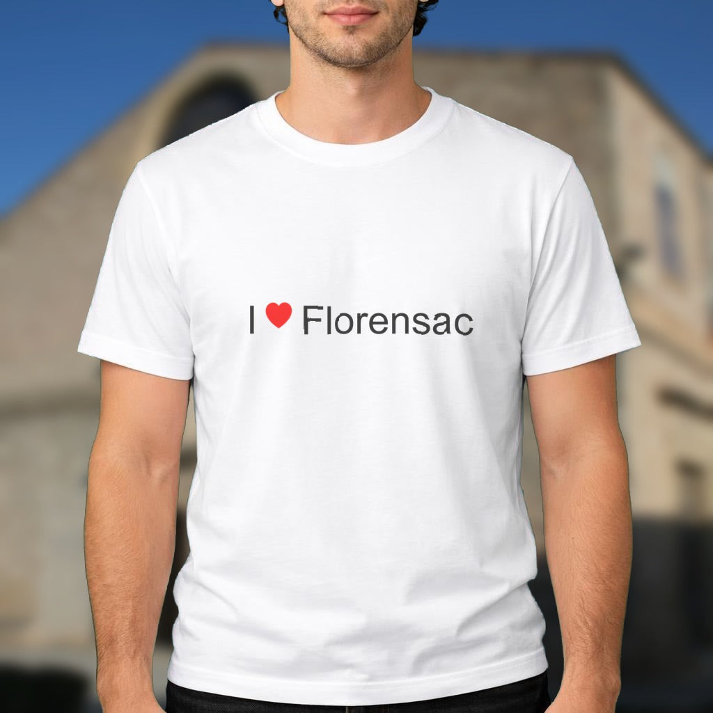 T-shirt I love florensac
