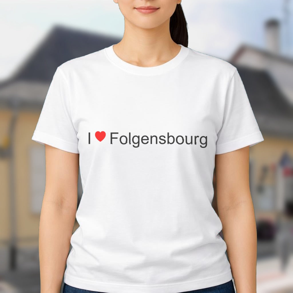 T-shirt I love folgensbourg
