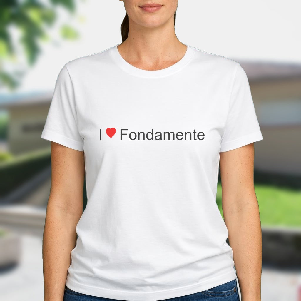 T-shirt I love fondamente