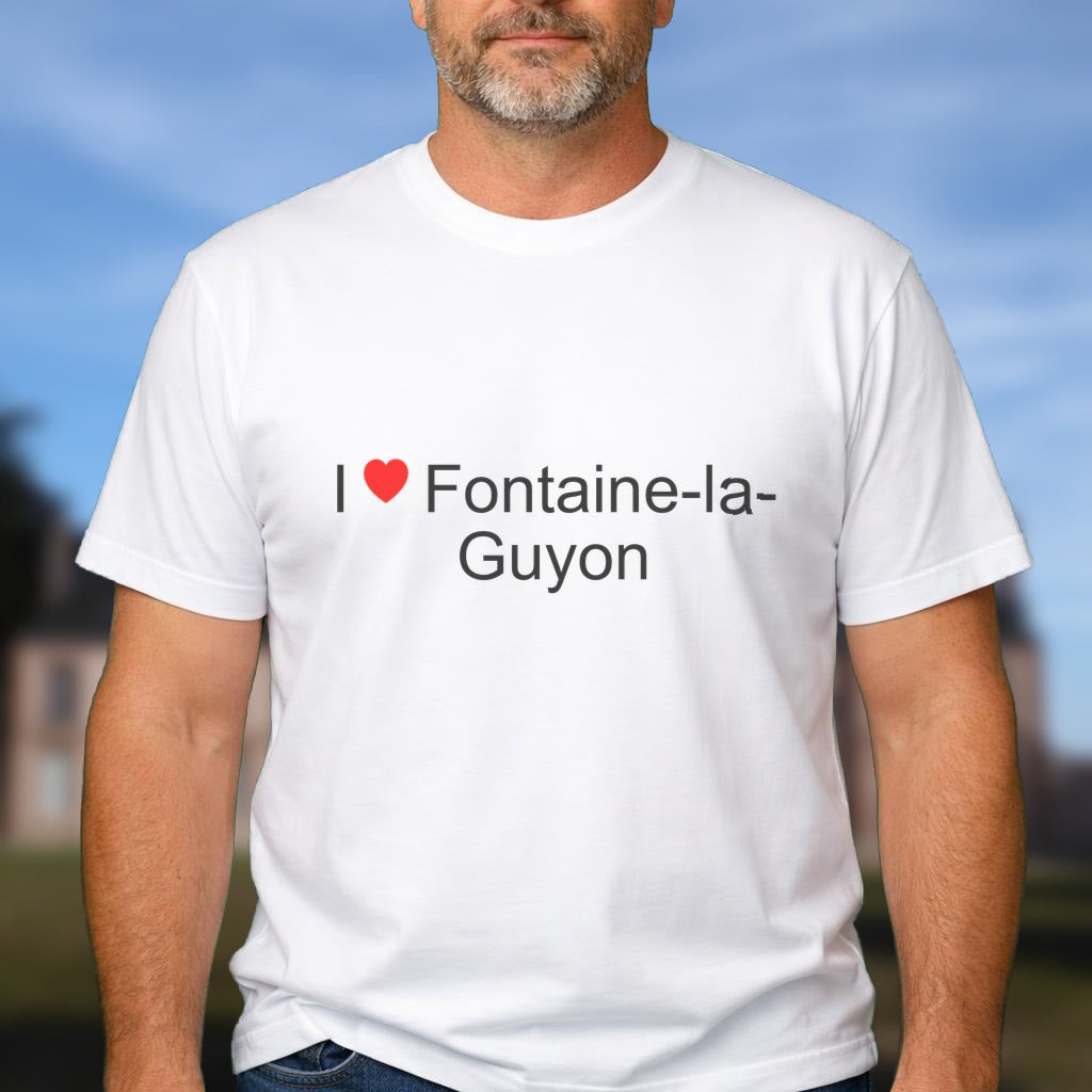 T-shirt I love fontaine-la-guyon
