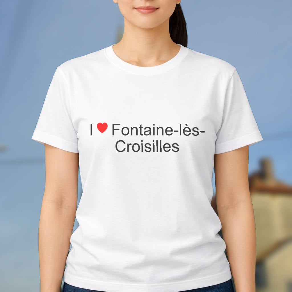 T-shirt I love fontaine-lès-croisilles